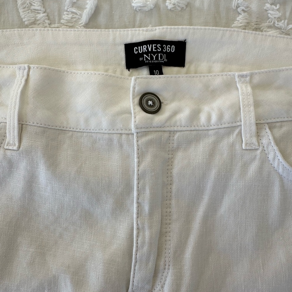 NYDJ Curves 360 Classic White Pants